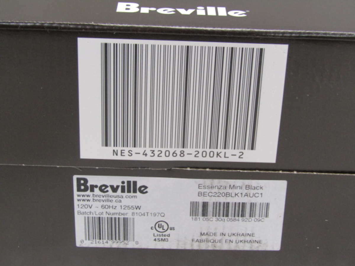 Nespresso Essenza Mini Espresso Machine by Breville, Piano Black