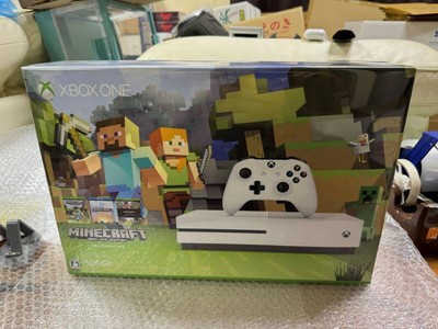 Microsoft Xbox One S Minecraft Limited Edition Bundle 500GB body white