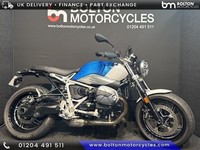 BMW R NINE T PURE Motorcycle Blue and White 4263 miles