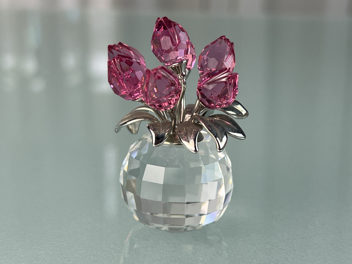 Swarovski Figure 626874 Pink Tulips 6.3 cm. Top Condition | eBay Swarovski Figure 626874 Pink Tulips 6.3 cm. Top Condition | eBay