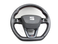 Seat Leon 5F ST FR 13-18 Lenkrad Airbaglenkrad rote Naht Seat Leon 5F ST FR 13-18 25.01.2016 5F0419091R 5F0880201H... Vorschau 1