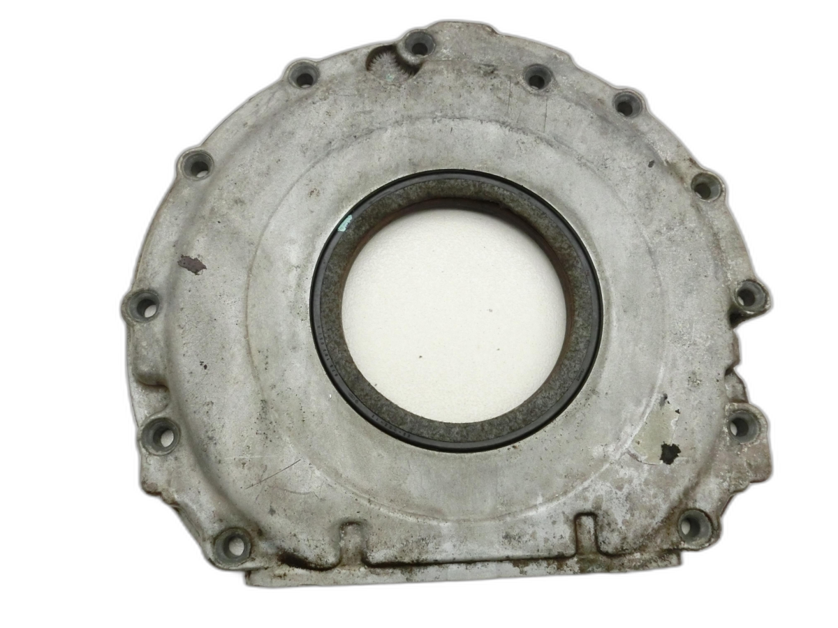 VW Touareg 7L 02-06 V8 4,2 228KW Platte für Motor Stirnplatte Gehäuse Motorblock  - Bild 1