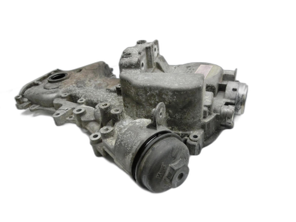 VW Touran 1T 06-10 TSI 1,4 103KW BMY Ölfiltergehäuse Stirnplatte Gehäuse Halter für Ölfilter - Bild 1