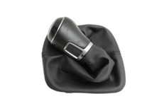 VW Polo V 6R 14-17 TSI 1,2 66KW Schaltknauf für Schalthebel Gangschalter Satinschwarz Silber VW Polo V 6R 14-17... Vorschau 1