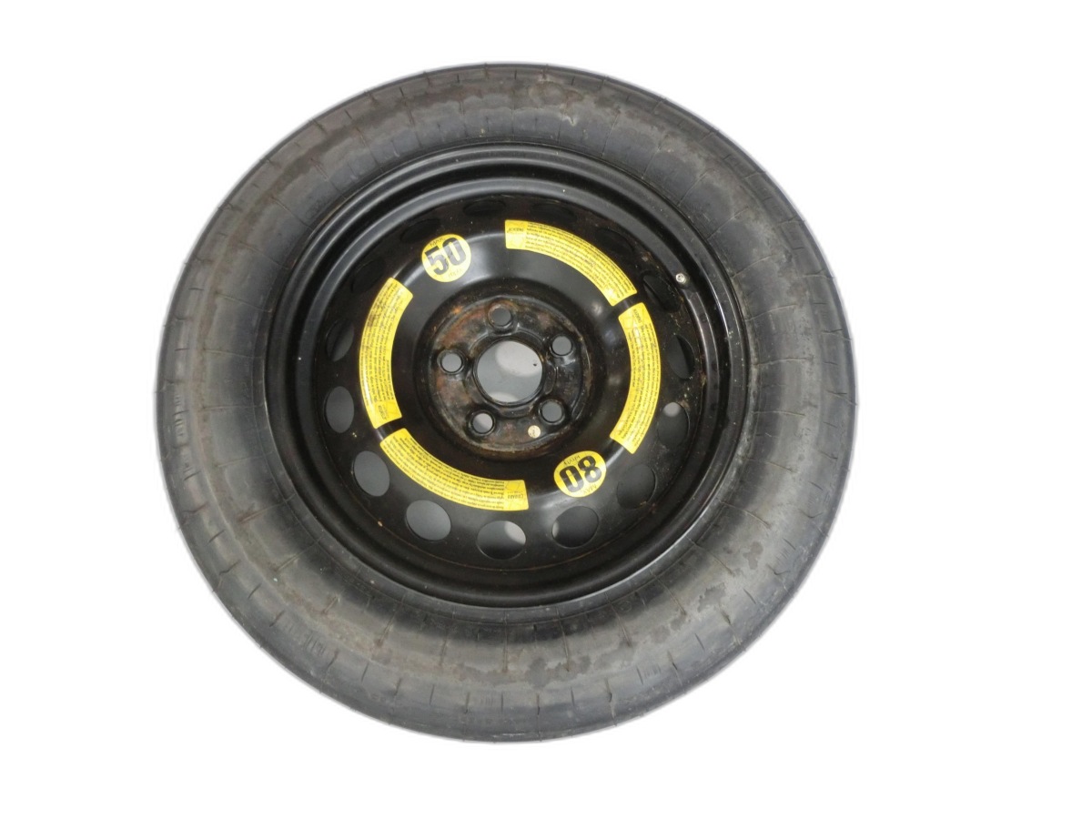 VW Touareg 7L 06-10 1 x Komplettrad Ersatzrad Stahlfelge Sommerreifen 195/80R17 5X120  - Bild 1