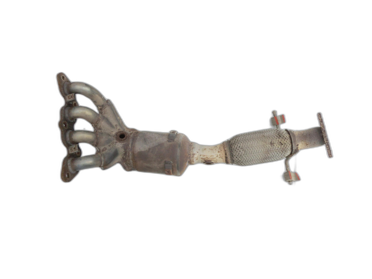 Ford Focus II DA 07-10 1,6  Katalysator Kat Vorkat mit Abgaskrümmer  - Bild 1