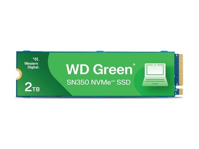 SSD WD Green SN350 NVMe 2 To M.2 2280 PCIe 3.0 x4 (NVMe)