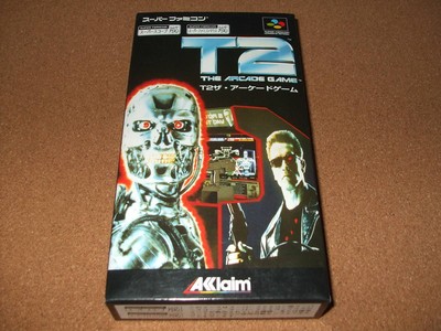T2 The Arcade Game Terminator 2 SFC Super Famicom Aklaim Japan Nintendo