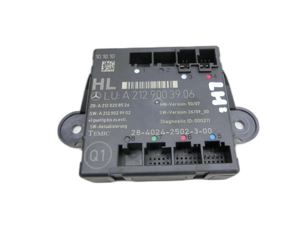 Appareil de commande Unité porte gauche arrière pour Mercedes W212 E200 09-13 - Bild 1