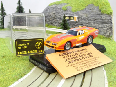 AURORA AFX | CORVETTE GT | org - red - silv #12 | NEW | VERY HTF | BOXED !!!