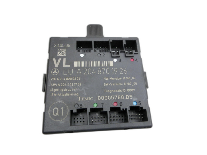 Mercedes S204 W204 C320 07-14 Steuergerät Türsteuergerät Türmodul Vorne Links - Bild 1