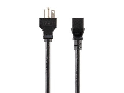 Monoprice Heavy Duty Power Cord - Black - 3 Feet, NEMA 6-20P to IEC 60320 C13