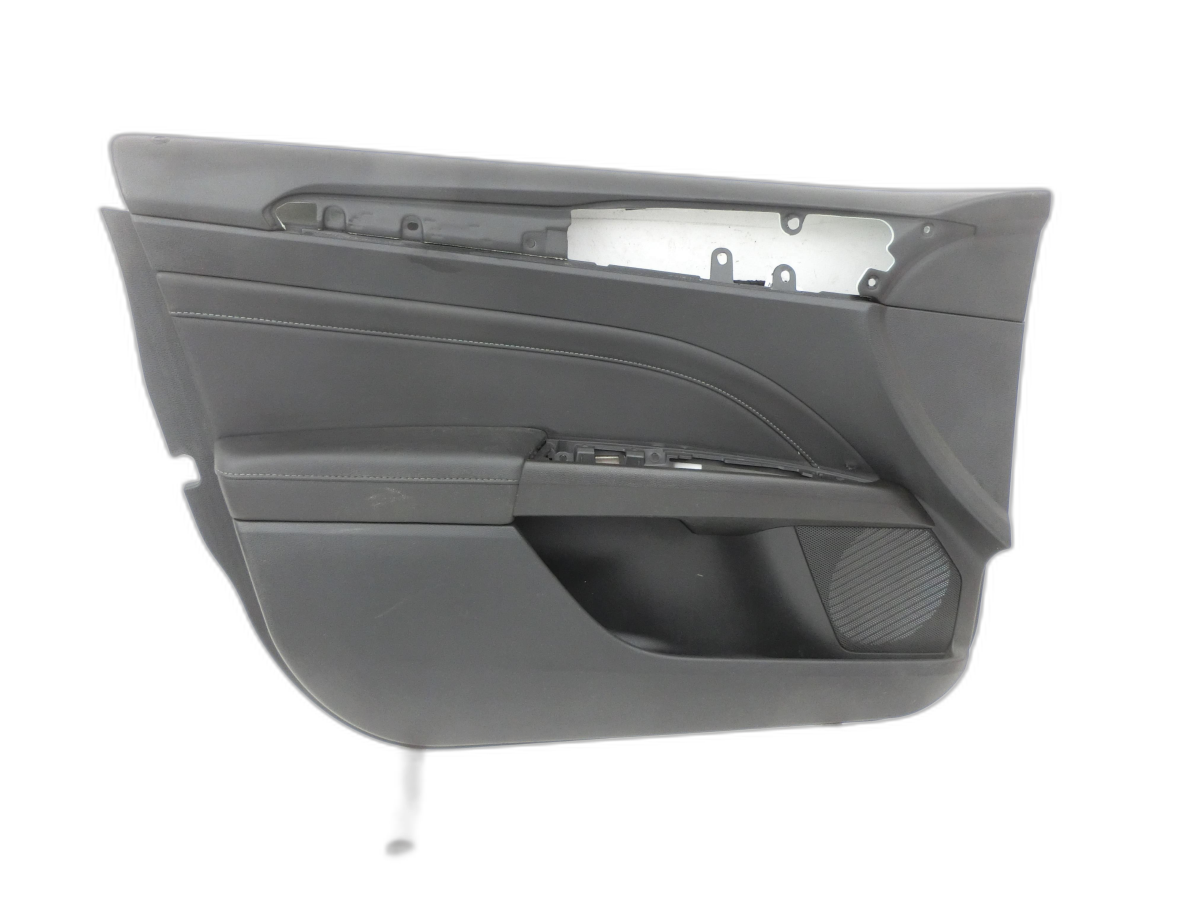 Interior Door Panel Left Front Prada Salerno Charcoal Black Leather for Ford Mondeo 5 V CF 14-19 - Bild 1