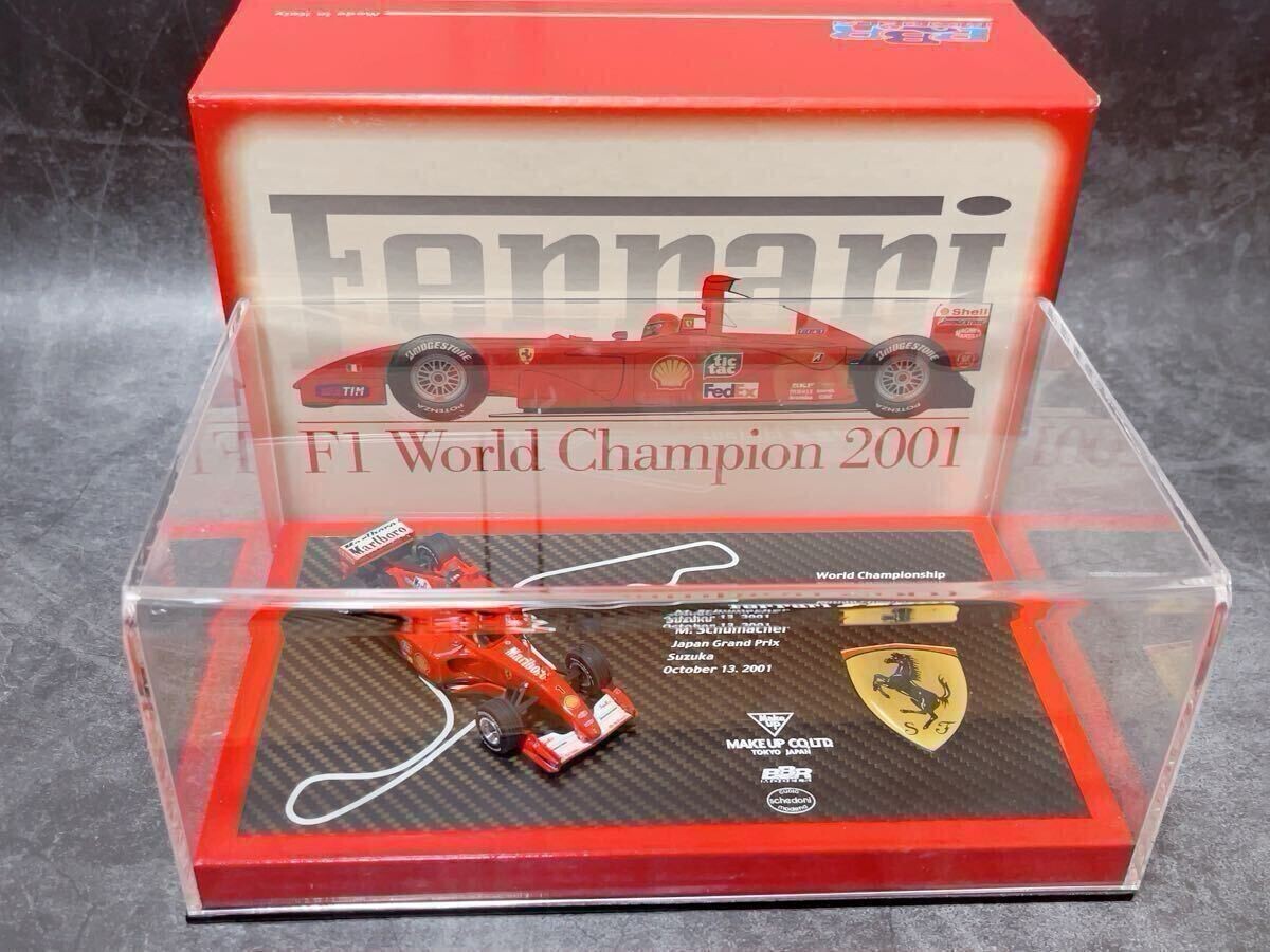 ミニカー BBR Make up 1/43 SCUDERIA FERRARI F2001 Bbr Make Up 1/43 Scuderia Ferrari F2001 Michael Schumacher