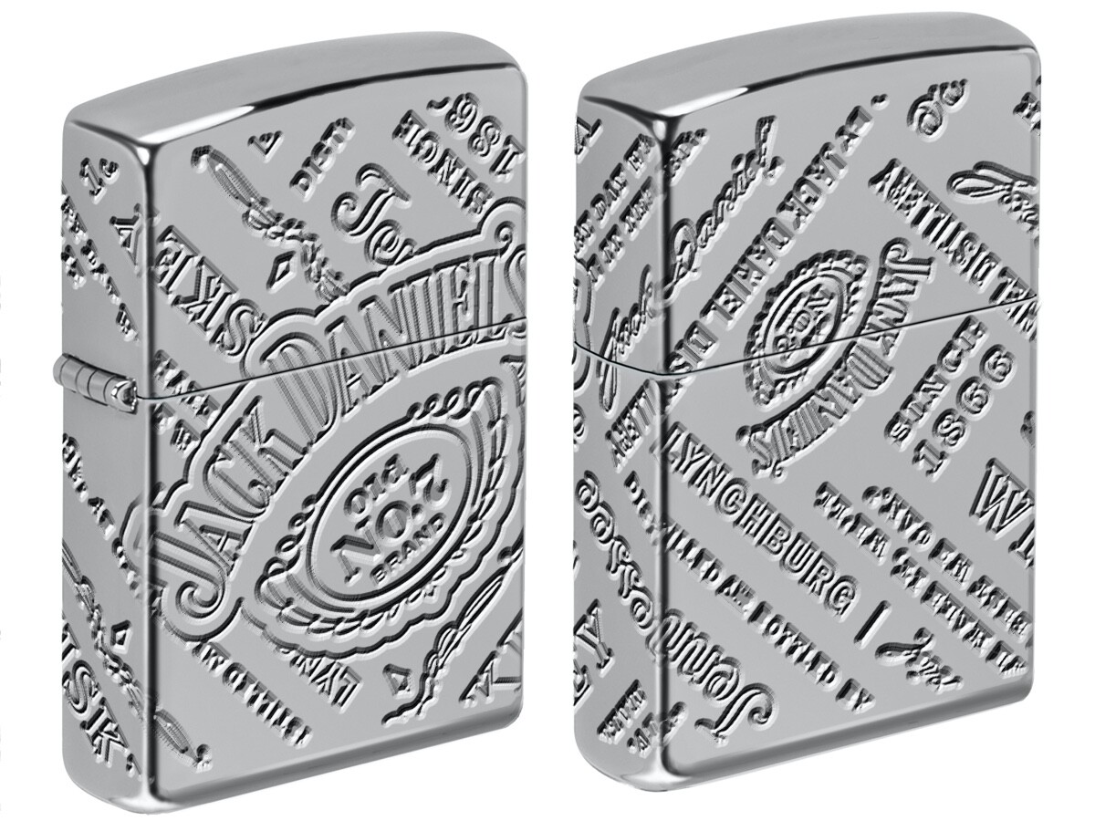 Zippo Jack Daniels ダイヤモンドパターン Zippo Jack Daniels ダイヤモンドパターン