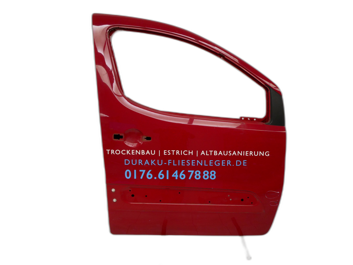 Peugeot Partner II 08-12 Kasten Tür Beifahrertür Rechts Vorne KJFB - Bild 1