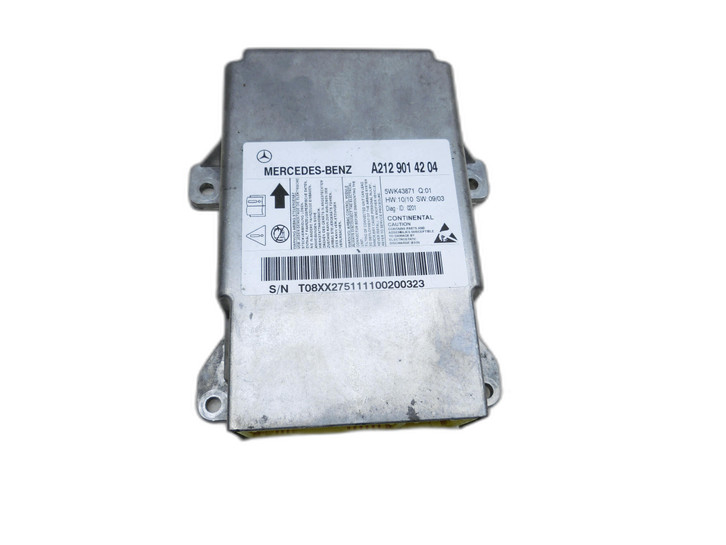 Mercedes W212 S212 E200 09-13 Airbag Steuergerät Airbagsteuergerät  - Bild 1
