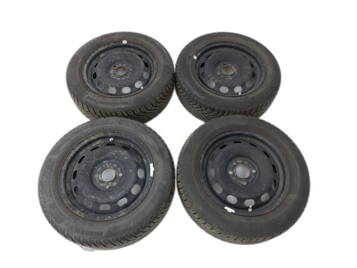 Ford Fiesta VII 17-21 4 x Kompletträder Stahlfelge Winterreifen 195/60R15 4X108 Ford Fiesta VII 17-21 12.07.2017... Bild 1