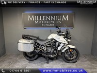 2019 TRIUMPH TIGER 800 XRT ADVENTURE BIKE WITH PANNIERS