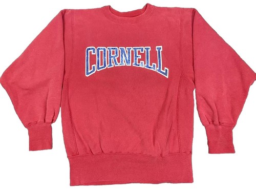 トップス vintage Champion CORNELL Reverse Weave L Cornell Champion Reverse Weave Sewn Hoodie Sweatshirt Gray