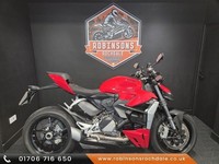 2023 73 reg Ducati Streetfighter V2 in red with only 3078 miles.