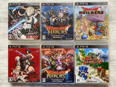 SONY PS3 No More Heroes & Dragon Quest Heroes I II & Builders 3D Dot Game Heroes