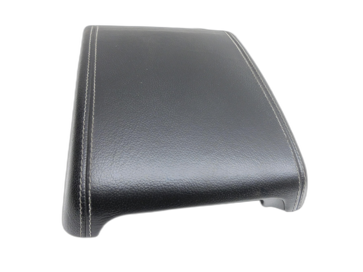 Range Rover Evoque  Armlehne Mittelarmlehne Auflage weiße Naht Leder Ebony Schwarz  - Bild 1