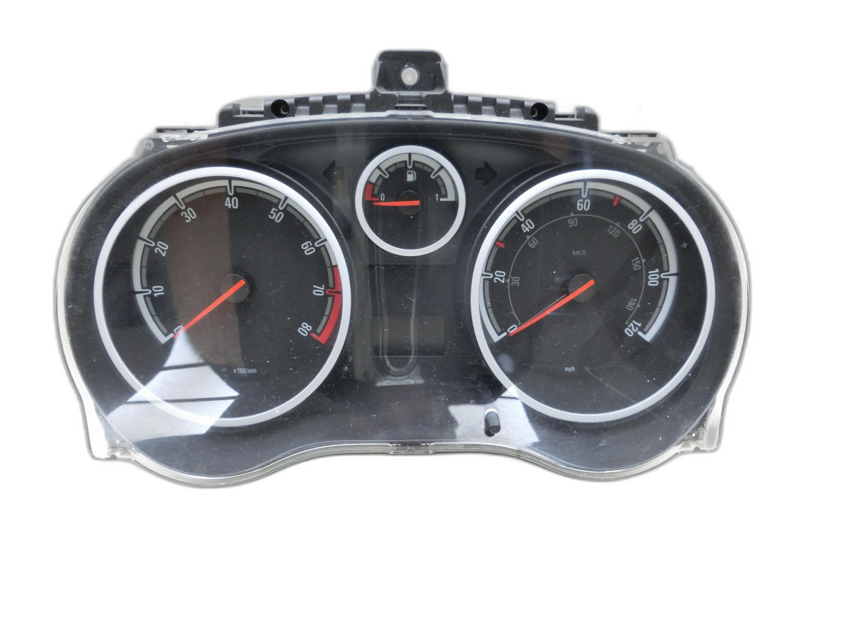 Strumento combinato plurindicatore tachimetro per Opel Corsa D S07 06-10 - Bild 1