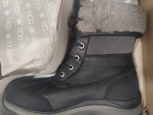 Pre-owned Ugg Adirondack Iii Boot Women's Snow Boots Size 8 In Black