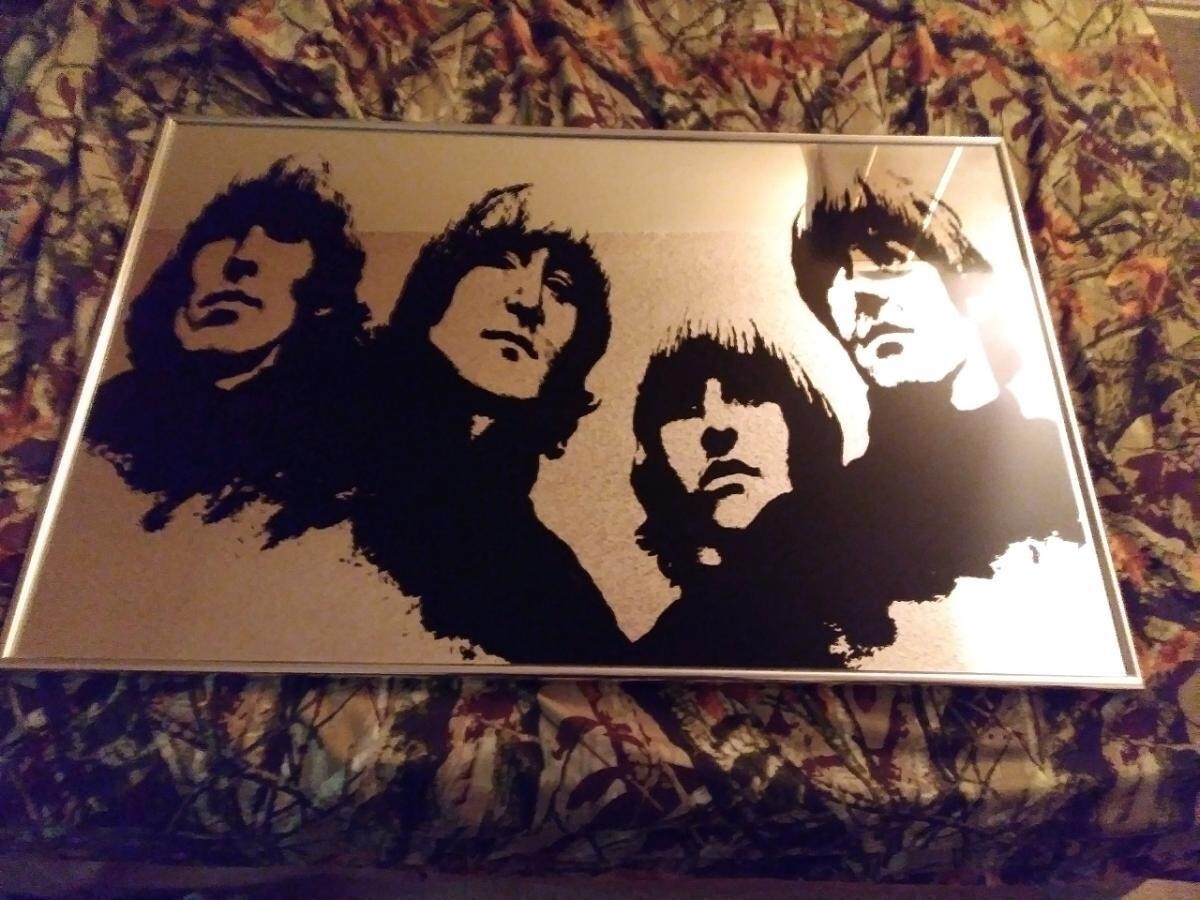 THE BEATLS ビートルズ　ミラー BEATLES MIRROR ANNIVERSARY RUBBER SOUL 1977 SIZE 20/30
