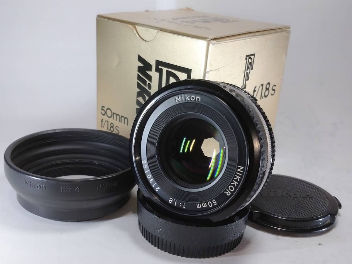 Near Mint in Box】Nikon Nikkor Ai-s AIS 50mm F1.8 MF Pancake