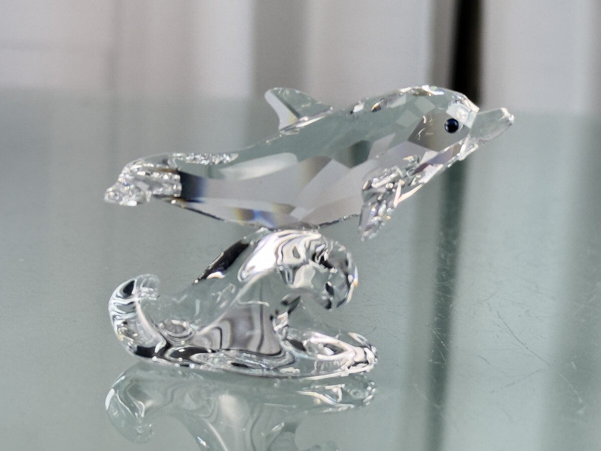 SWARPVSKI スワロフスキー ベビードルフィン 678507 Swarovski Figure 678507 Baby Dolphin 6.2 Cm Ovp