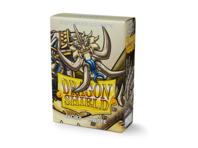 Japanese Matte Ivory 60 ct Dragon Shield Sleeves YuGiOh Size VOLUME DISCOUNT