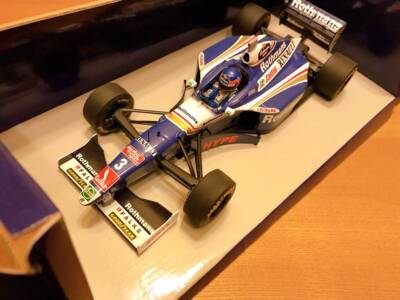 ミニチャンプス1/18 ウイリアムズルノーFW19 German D MINICHAMPS 1/18 - WILLIAMS Renault FW19 - World Champion