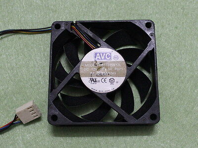 AVC DE07015B12L 7015 70mm x 15mm Cooler Cooling Fan PWM DC 12V 0.7A 4Pin B184