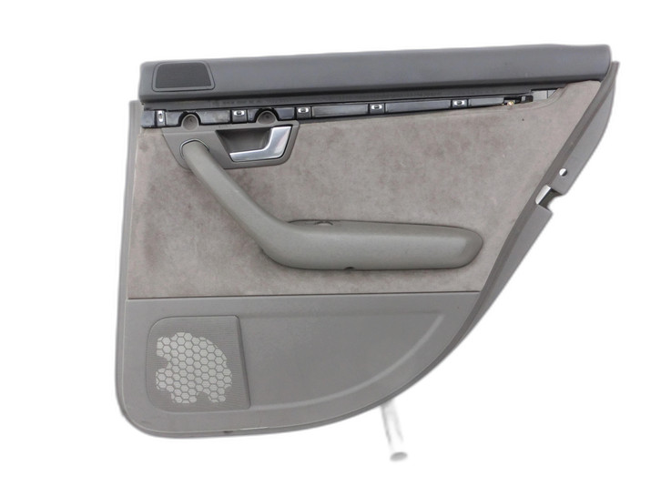 Audi A4 8E B6 00-04 Kombi Türverkleidung Türpappe Rechts Hinten Alcantara swing dunkelgrau  - Bild 1