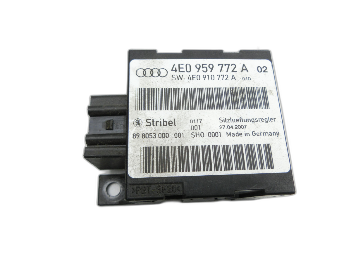Audi A8 4E D3 05-07 Steuergerät SG Sitzlüftungsregler Links Vorne für Fahrer Sitz  - Bild 1