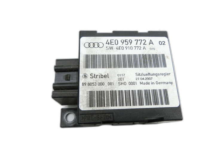 Audi A8 4E D3 05-07 Steuergerät SG Sitzlüftungsregler Links Vorne für Fahrer Sitz  - Bild 1