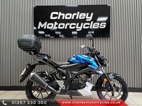 2023 Suzuki GSX S125 in blue 5668 miles learner motorbike naked commuter