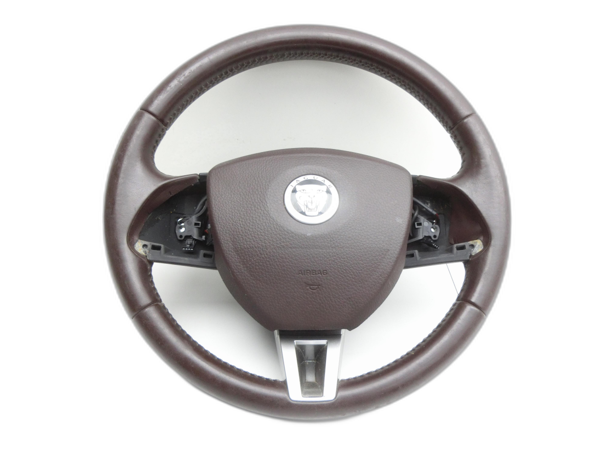 Jaguar XF X250 11-15 Lenkrad Airbaglenkrad Truffle Ivory  - Bild 1