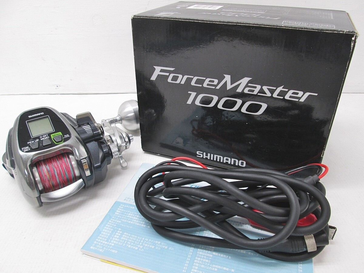 SHIMANO ForceMaster 1000MK 電動リール 難あり オマケ SHIMANO ForceMaster 1000MK 電動リール 難あり オマケ SHIMANO