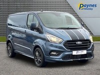2021 Ford Transit Custom 290L1 SPORT 2.0L 182PS AUTO in Chrome Blue LOW MILES!