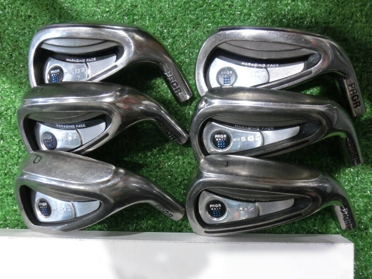 PRGR GN502 Maraging Face Irons #5-9.PW(6Heads) head only | eBay PRGR GN502 Maraging Face Irons #5-9.PW(6Heads) head only | eBay