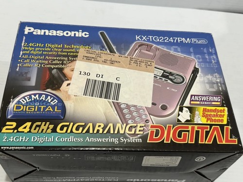 Panasonic KX TG2247PM 2.4 GHz Single Line Digital Cordless