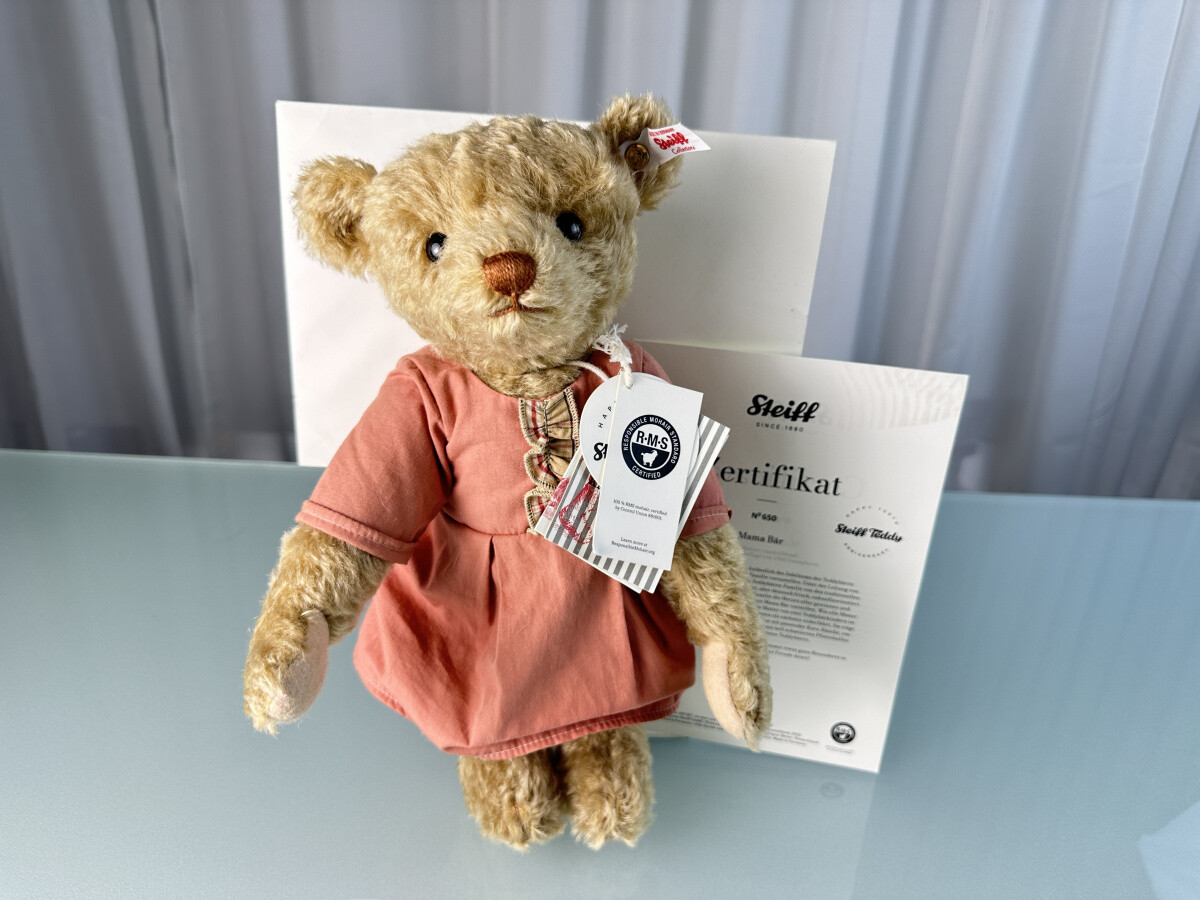 Steiff Animal Teddy Bear 007187 - Mama Bear - 30cm Excellent