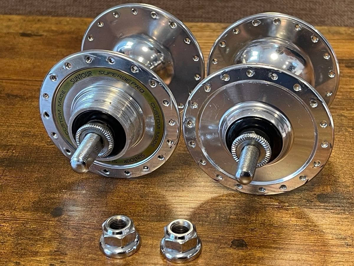 Suntour Superbe Pro Track Hubs Front and Rear Set NJS Stamped | eBay