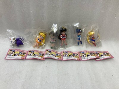 Sailor Moon swing Old ver 1 complete 6 set Bandai gashapon Key chain mini Figure