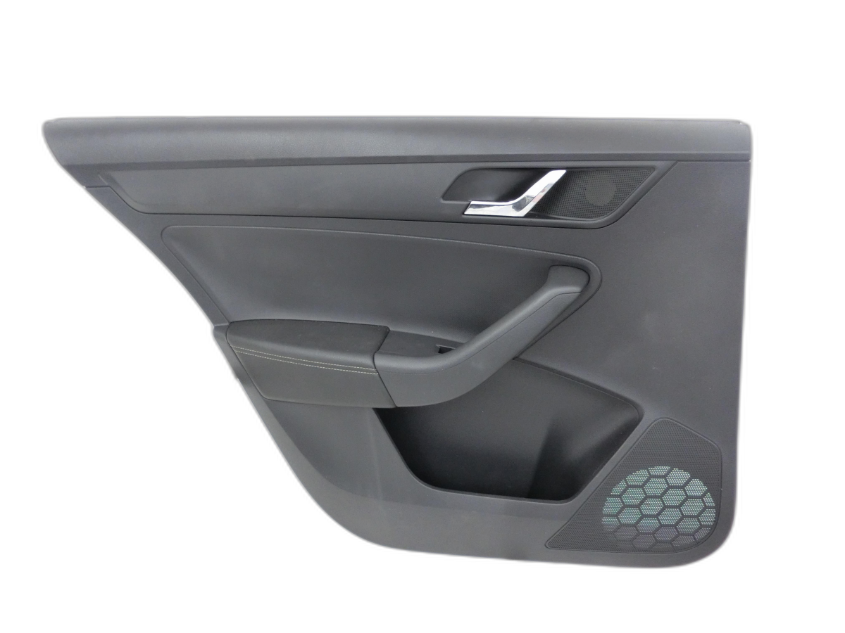 Skoda Rapid NH 12-19 Lim Türverkleidung Türpappe Links Hinten  - Bild 1
