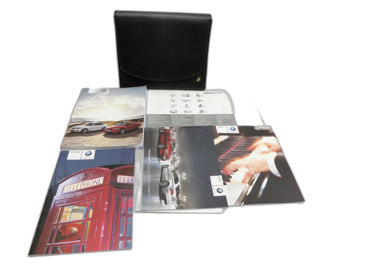 BMW E88 1er 11-13 Bordmappe Serviceheft Anleitung Set  - Bild 1