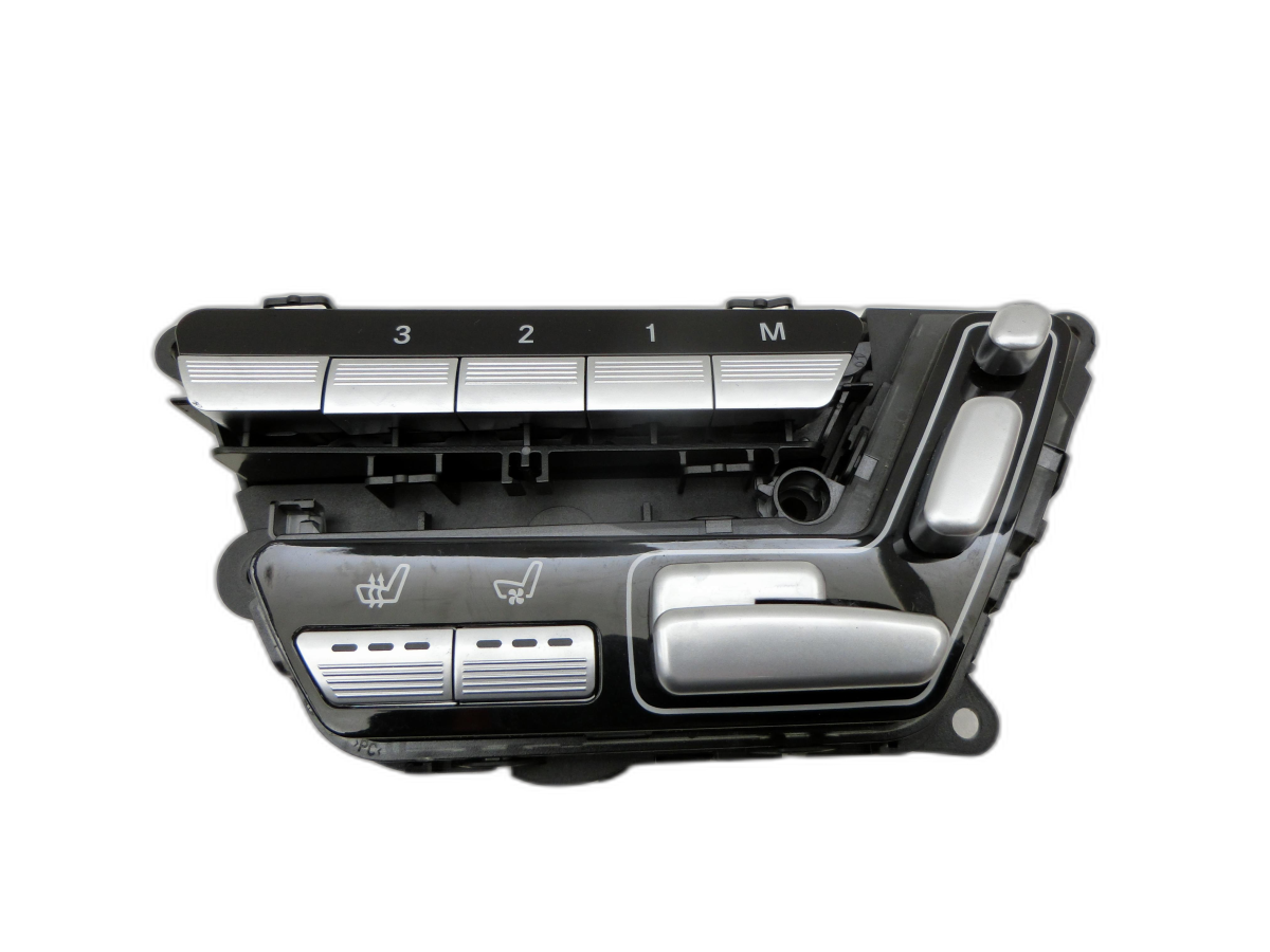 Mercedes W221 S350 05-09 Sitzverstellung Schalter Rechts Vorne Memory beheizt Gebläse - Bild 1